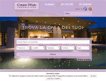 Tablet Screenshot of casamiacento.it